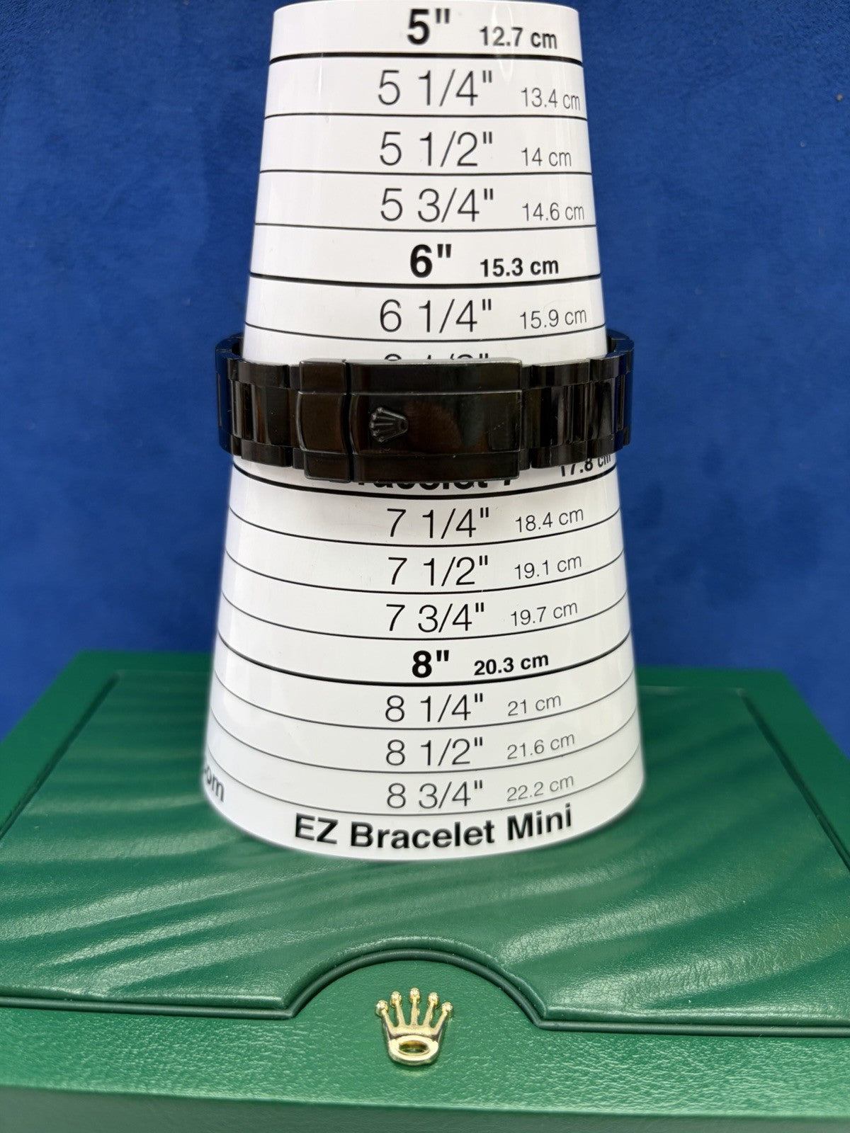 Rolex Milgauss 116400GV PVD Oyster Bracelet with Green Crystal With Told Box