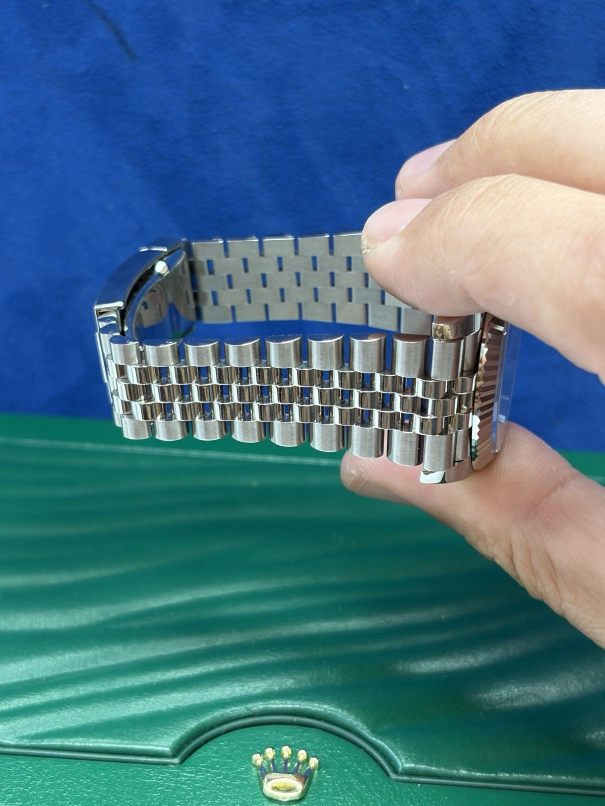 Rolex Datejust 126334 Silver Jubilee Bracelet with Silver Bezel Box And Papers