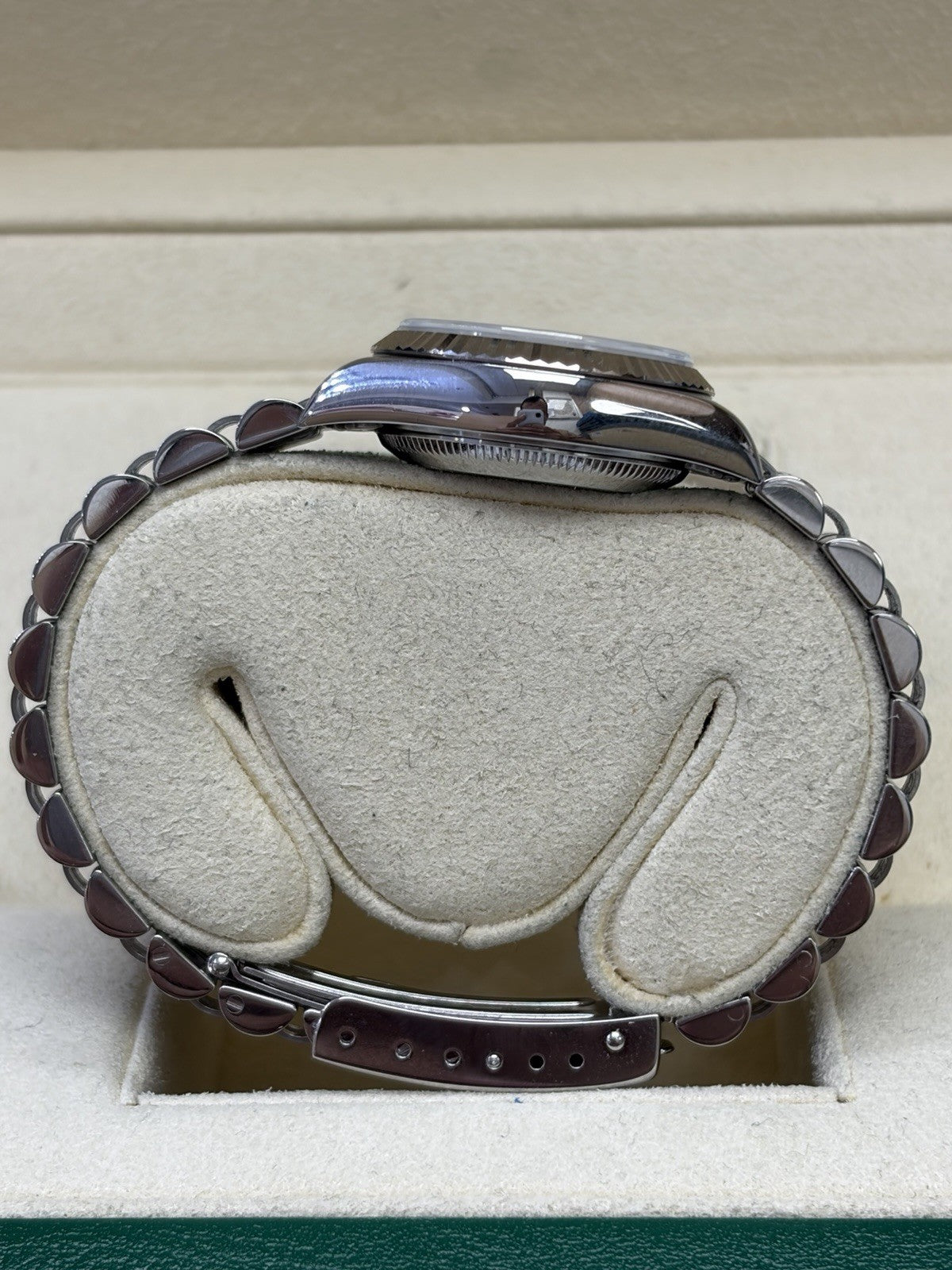 Rolex Lady-Datejust 79174 Silver Jubilee Bracelet with Silver Bezel Box & Papers