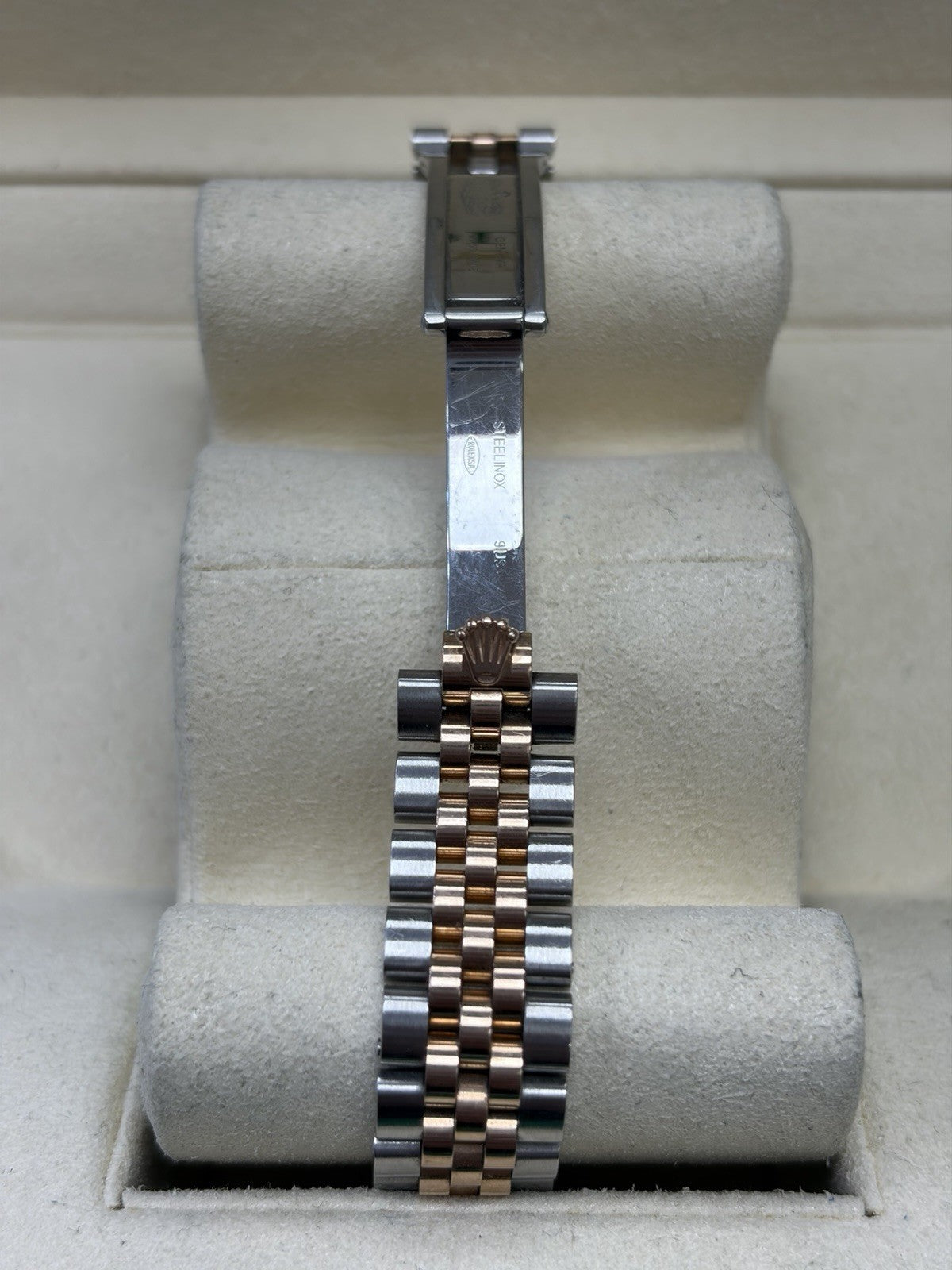 Rolex Datejust 279171 Pink and Silver Jubilee Bracelet with Pink Bezel Box Paper