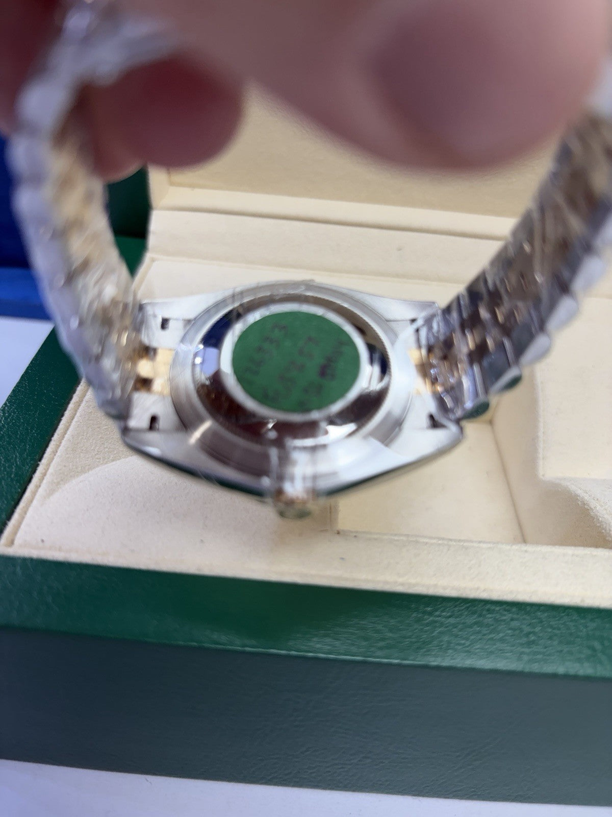 Rolex Datejust 126333G Gold and Silver Jubilee Bracelet with Gold Bezel With Box