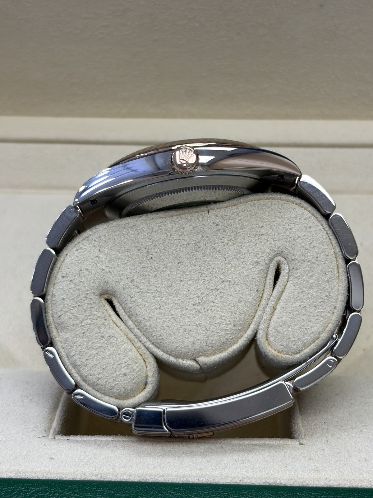 Rolex Datejust 126331 Wimbledon Dial Oyster Bracelet with Fluted Bezel W/ Box