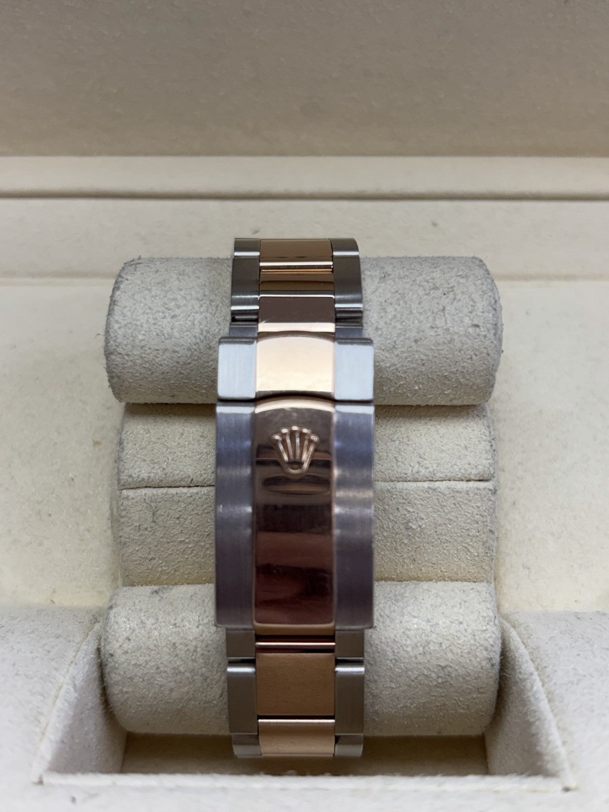 Rolex DateJust 126201 Two Tone 18kt Oyster Rose Box And Papers 36mm