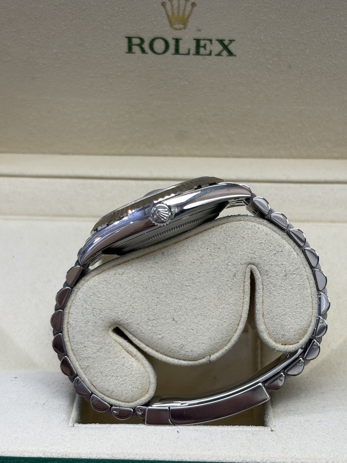 Rolex Datejust 126334 Silver Jubilee Bracelet with Silver Bezel Box And Papers