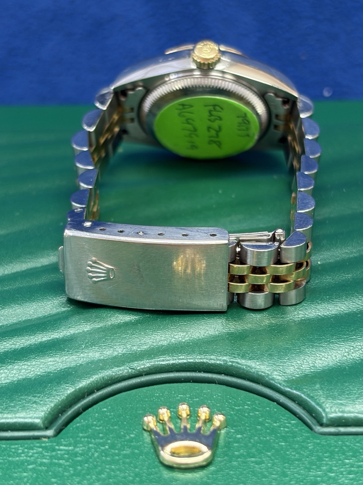 Rolex Lady-Datejust 79173 Gold and Silver Jubilee Bracelet with Gold Bezel