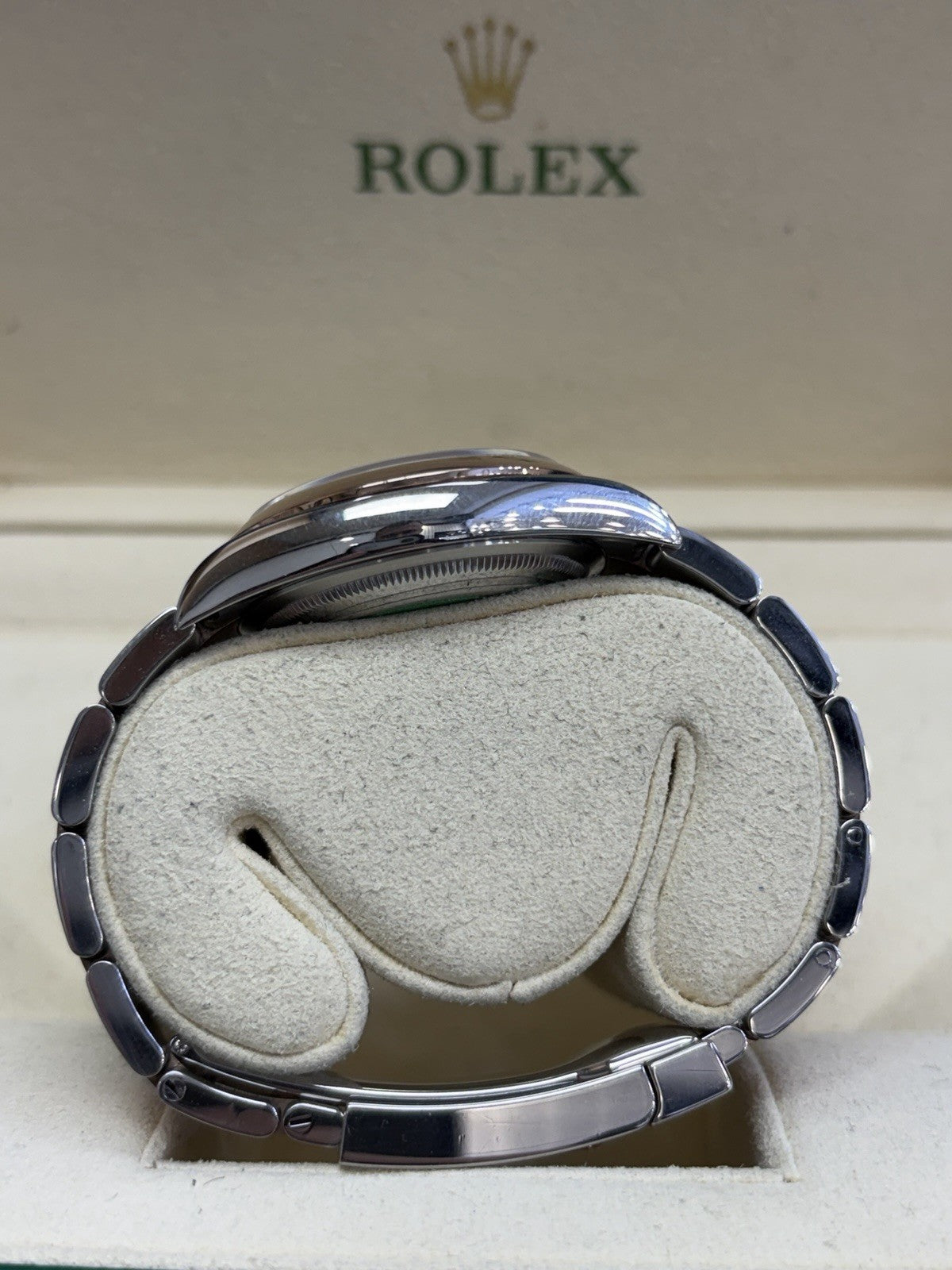 Rolex DateJust 126201 Two Tone 18kt Oyster Rose Box And Papers 36mm