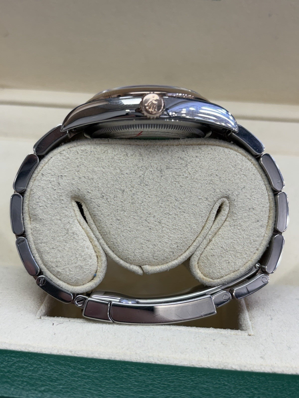 Rolex DateJust 126201 Two Tone 18kt Oyster Rose Box And Papers 36mm