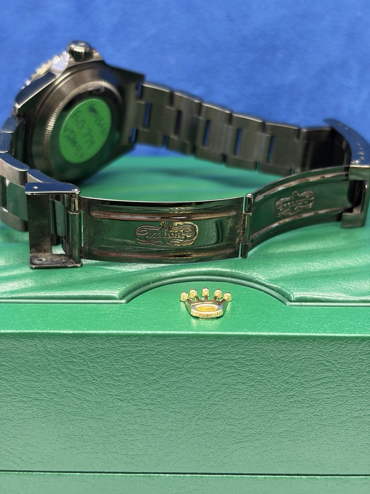 Rolex Submariner Date 16610 PVD Oyster Bracelet Black Bezel With Rolex Box