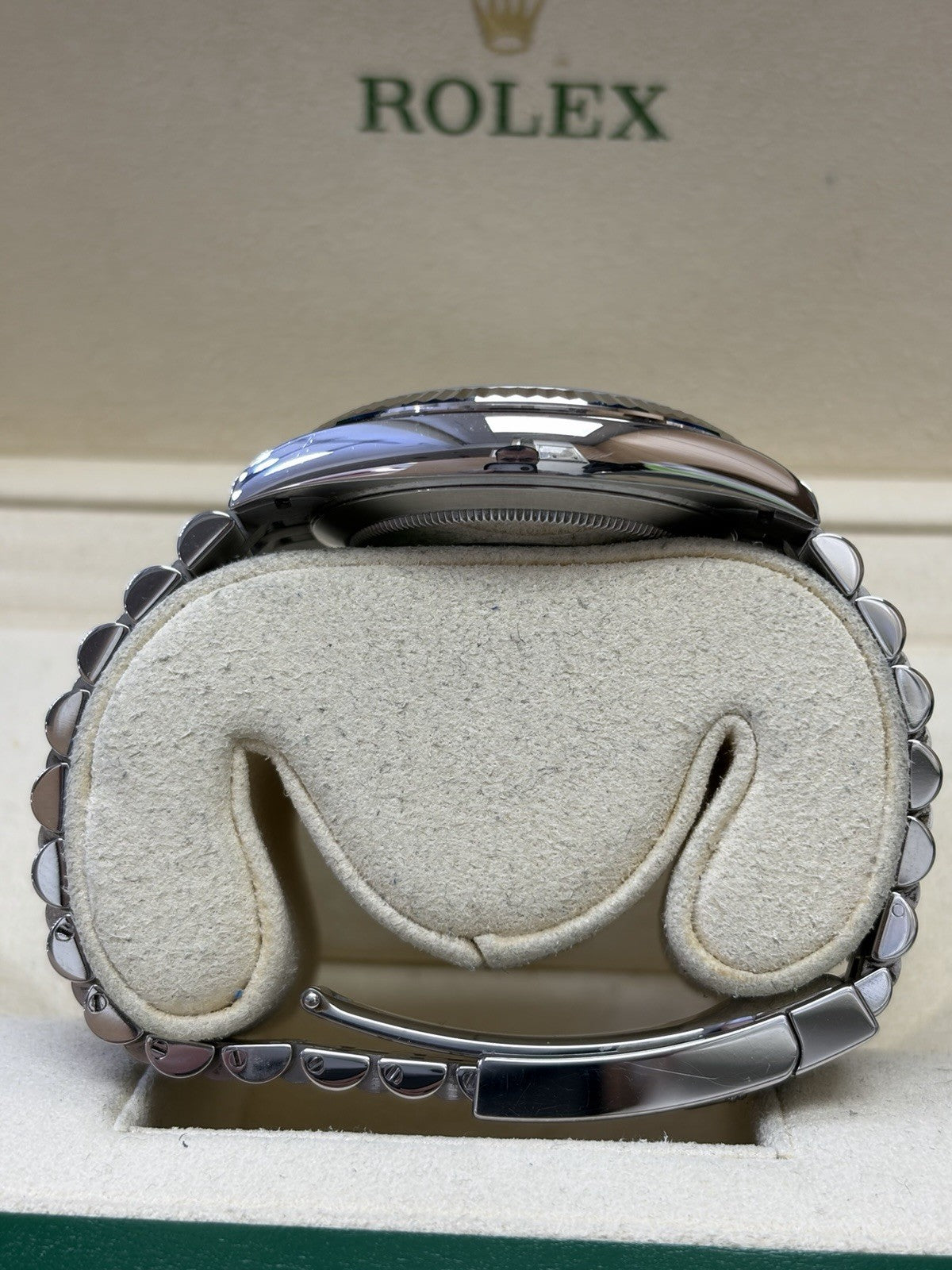 Rolex Datejust 126334 Silver Jubilee Bracelet with Silver Bezel Box And Papers