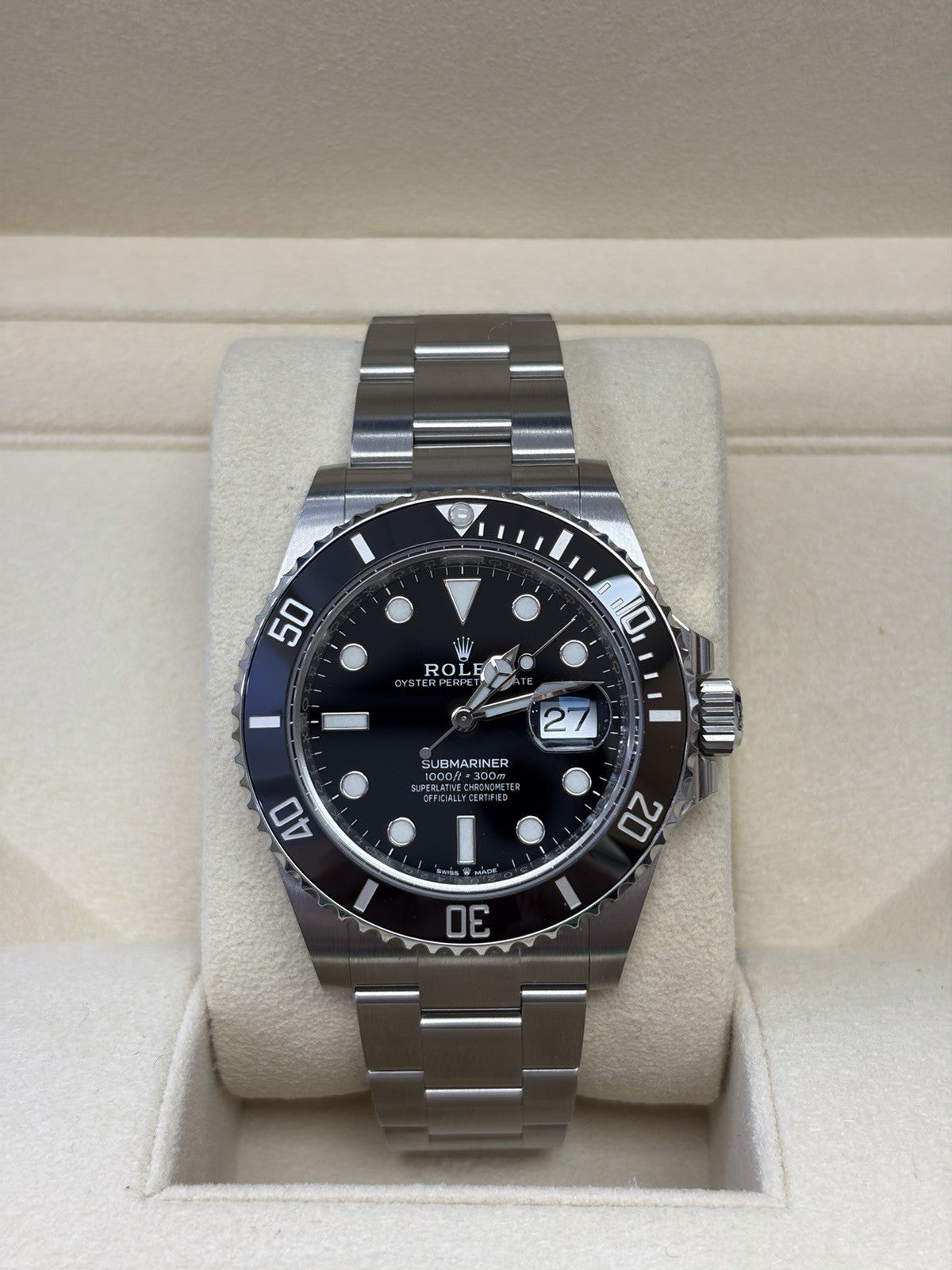 NEW Rolex Submariner 126610LN Silver Oyster Bracelet 41mm Box And Papers