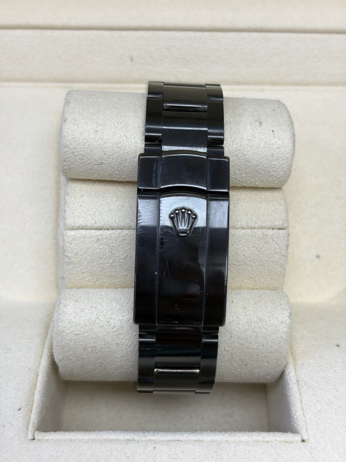 Rolex Milgauss 116400GV PVD Oyster Bracelet with Green Crystal With Told Box