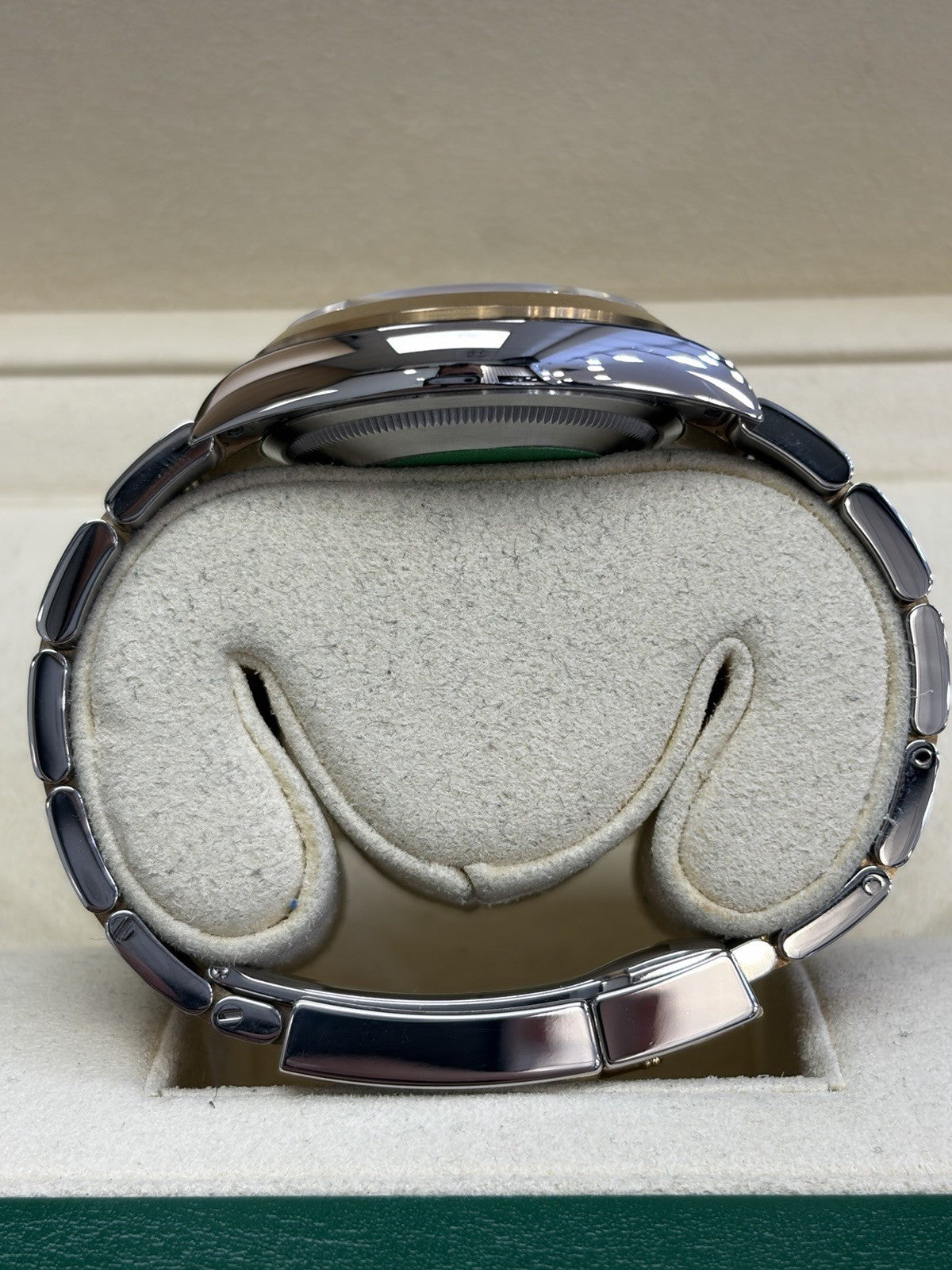 2025 Rolex Explorer 124273 Gold and Silver Oyster Bracelet Box & Papers