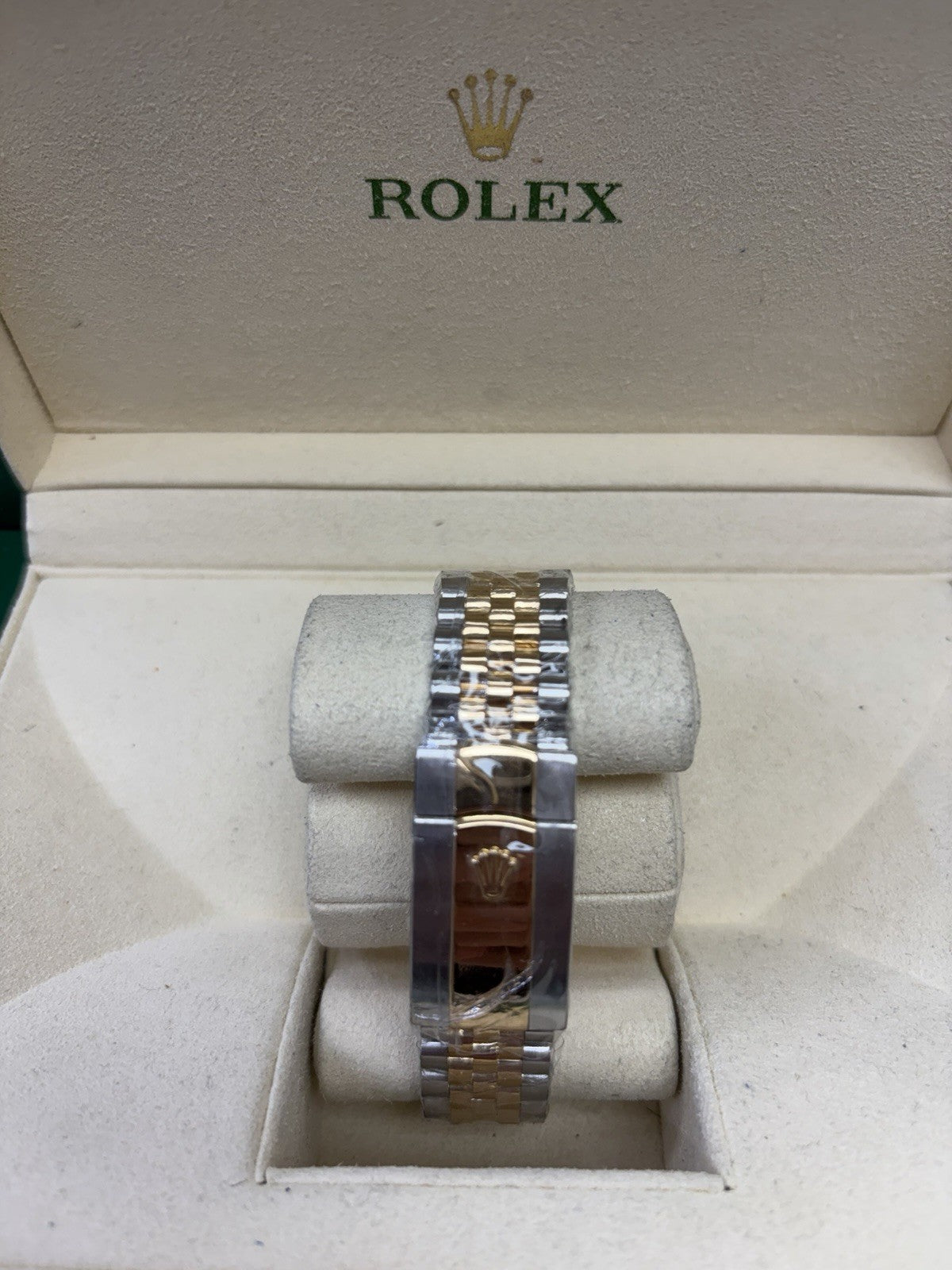 Rolex Datejust 126333G Gold and Silver Jubilee Bracelet with Gold Bezel With Box