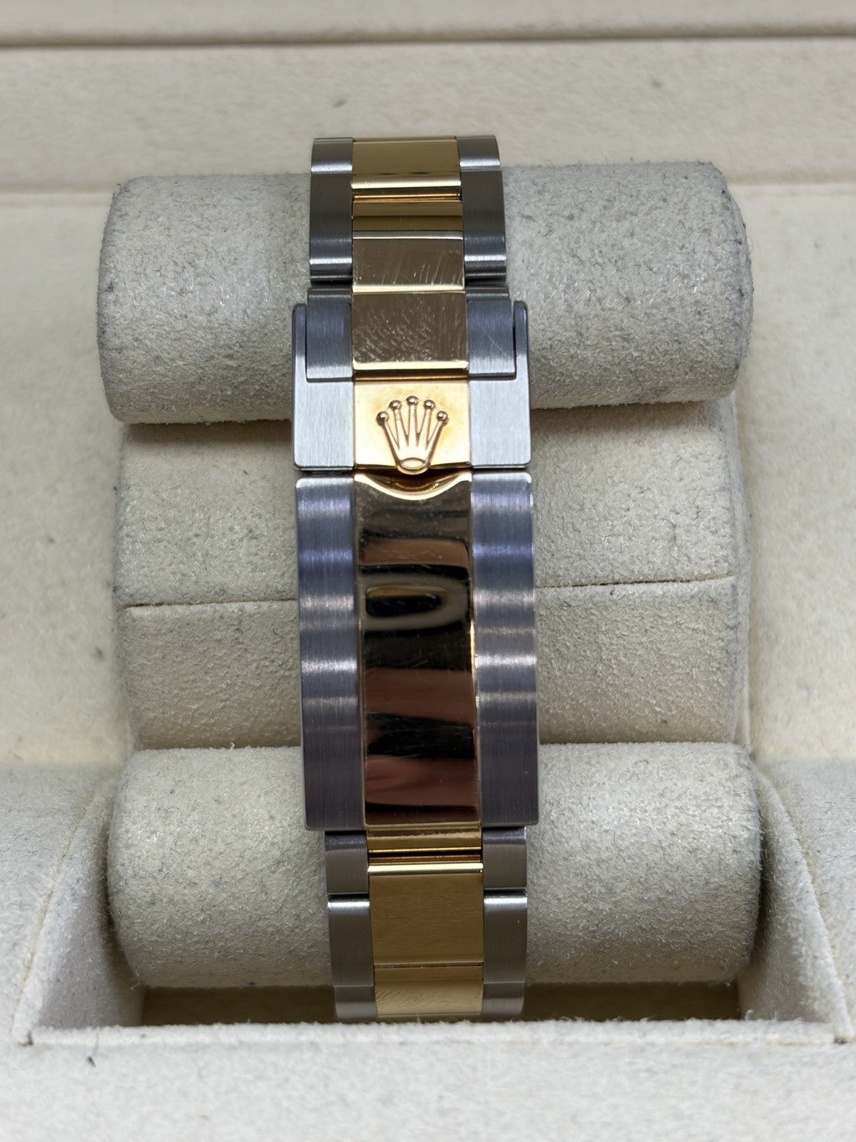 2025 Rolex Explorer 124273 Gold and Silver Oyster Bracelet Box & Papers